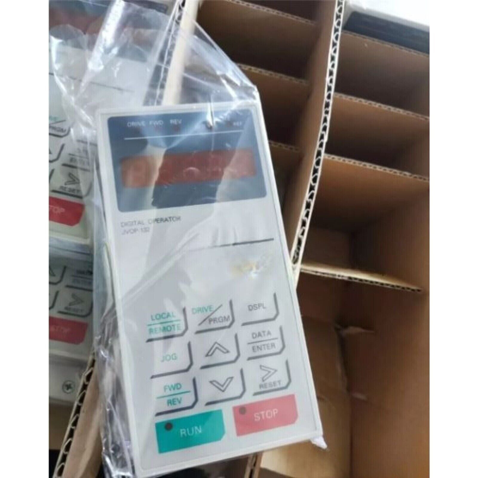 YASKAWA JVOP-132 Digital Operator HMI, white panel with buttons, industrial automation spare parts