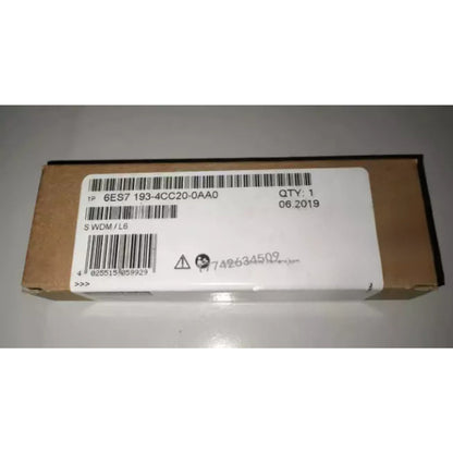 Siemens 6ES7 193-4CC20-0AA0 PLC terminal module in its original packaging, industrial automation part