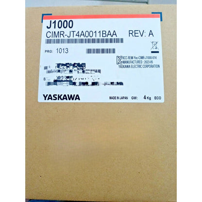 YASKAWA J1000 Inverter box, CIMR-JT4A0011BAA, REV A, industrial automation part