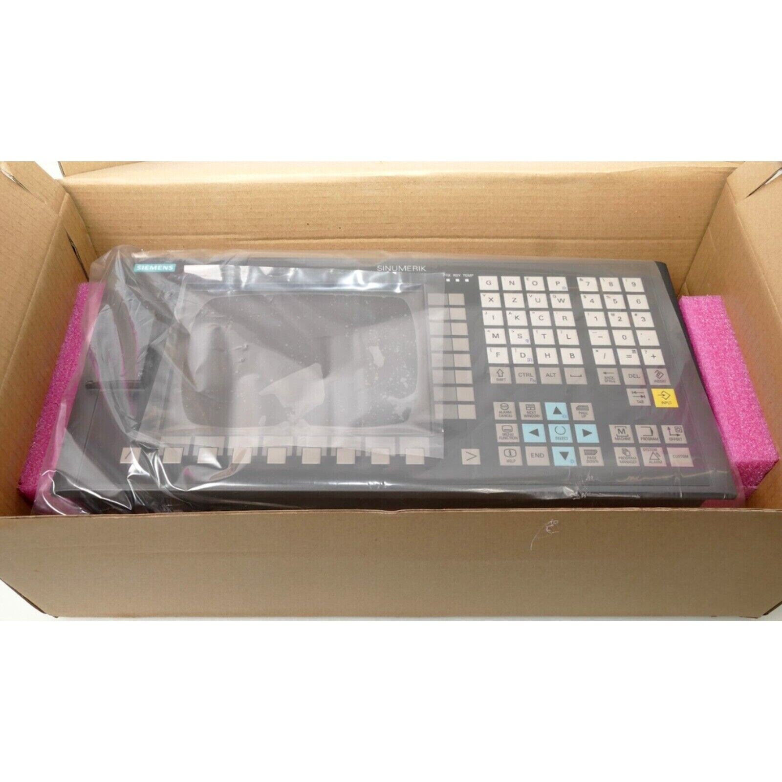 Siemens SINUMERIK 808D control panel, industrial automation part in box.