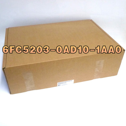 Siemens 6FC5203-0AD10-1AA0 product box, brown cardboard with product number.