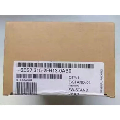 Siemens SIMATIC S7-300 PLC 6ES7 315-2FH13-0AB0 in original packaging. Industrial automation part with version information.