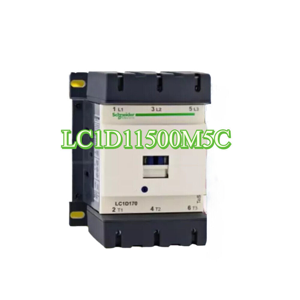 Schneider LC1D11500M5C Contactor, 3 Pole 115A, industrial automation component.