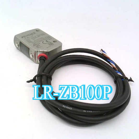 KEYENCE LR-ZB100P Laser Sensor, industrial automation part with black cable