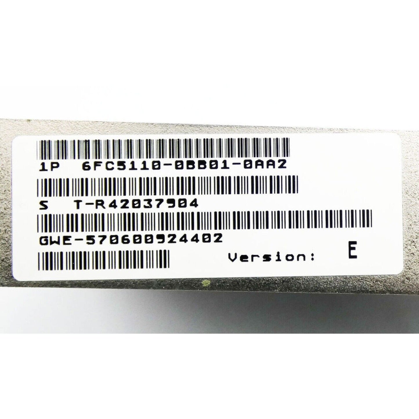 PLC | Siemens | 6FC5110-0BB01-0AA2 6FC5 110-0BB01-0AA2 840C/840CE NC-CPU 486DX