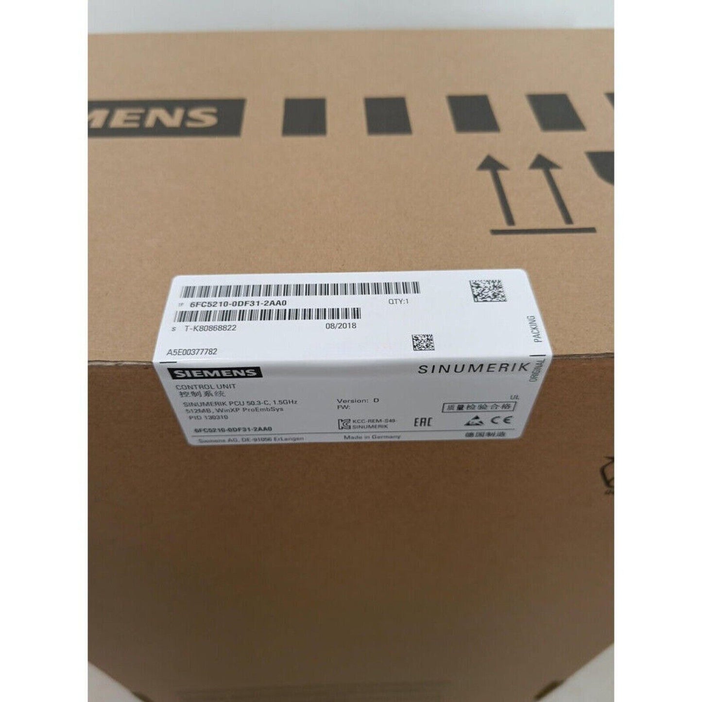Siemens SINUMERIK PCU 50.3-C control unit in packaging, industrial automation part