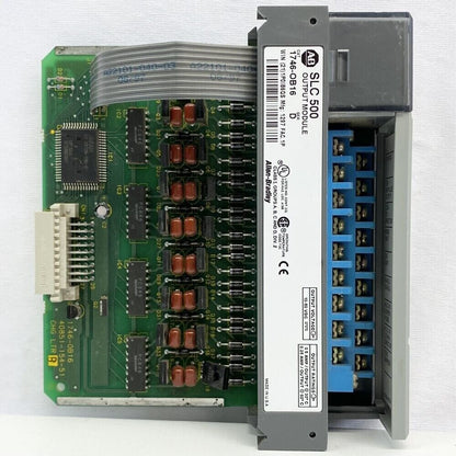 Allen-Bradley 1746-OB16 SLC 500 Output Module, DC Sourcing for Industrial Automation, 16-point DC output,  10-50V DC.