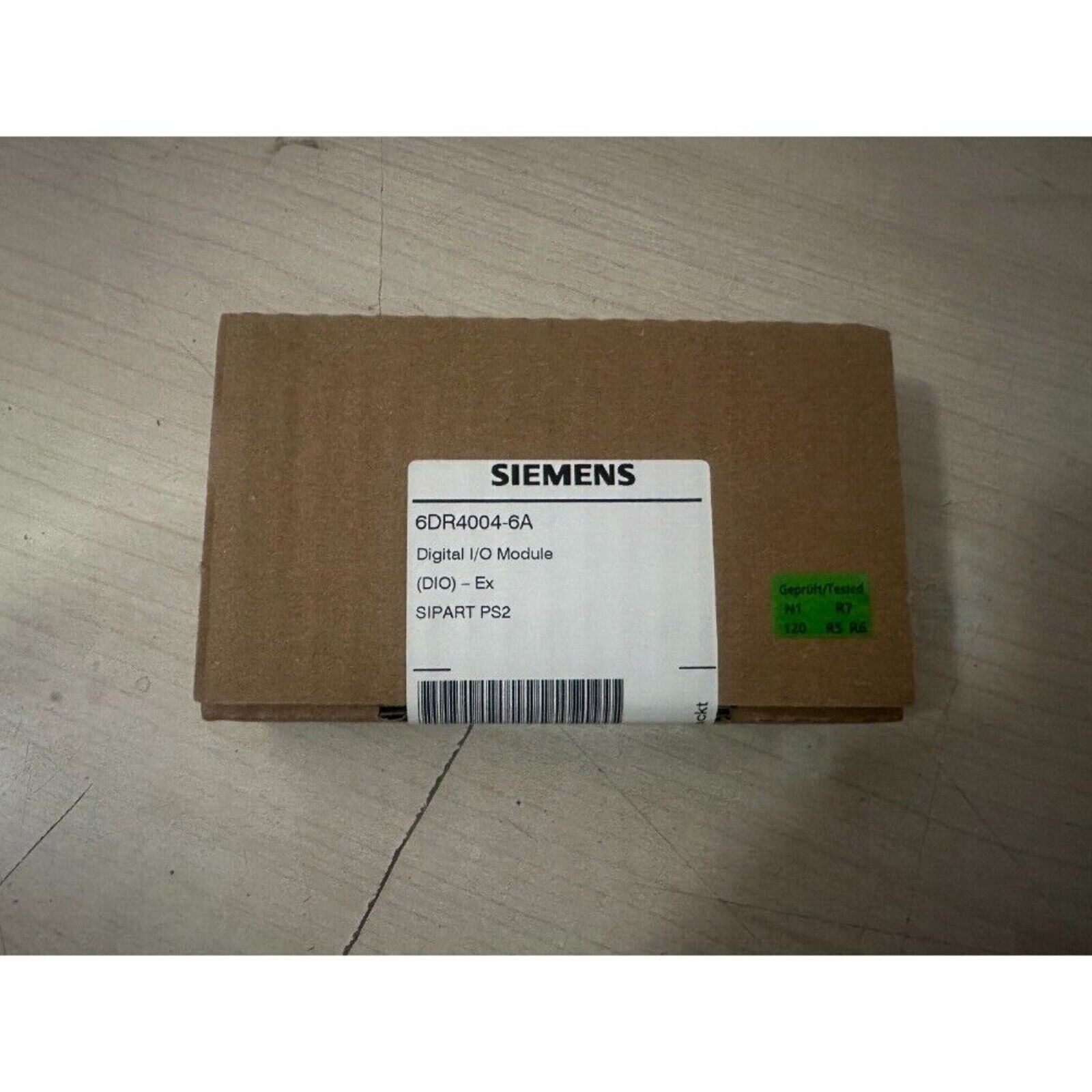 Siemens 6DR4004-6A Digital I/O Module in packaging, SIPART PS2 tested industrial automation part.