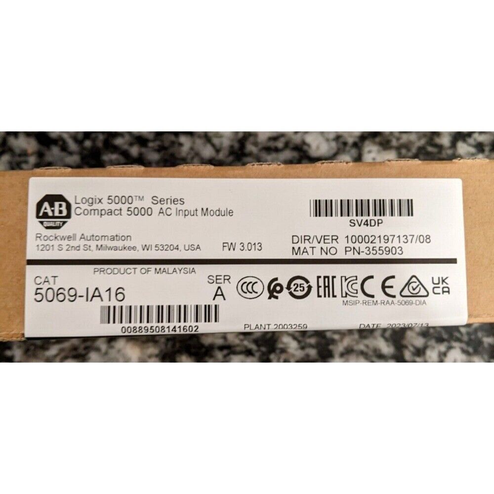 Allen-Bradley 5069-IA16 Compact 5000 AC Input Module, Industrial Automation Part