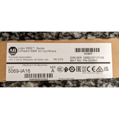 Allen-Bradley 5069-IA16 Compact 5000 AC Input Module, Industrial Automation Part