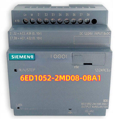 Siemens LOGO! 12/24RCEO Logic Module 6ED1052-2MD08-0BA1, gray, industrial automation part