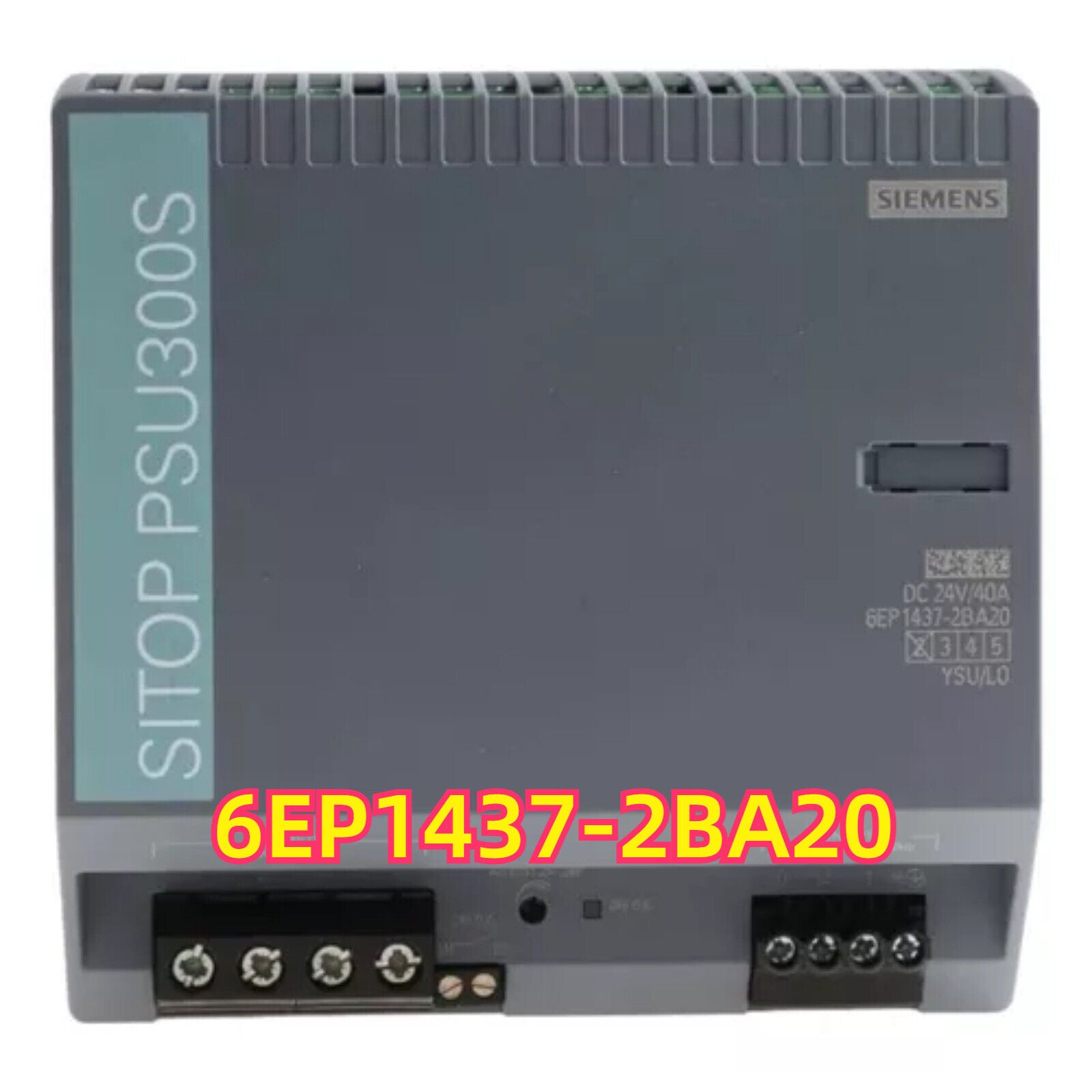 Siemens SITOP PSU300S 40A Power Supply, 6EP1437-2BA20, Industrial Automation Component