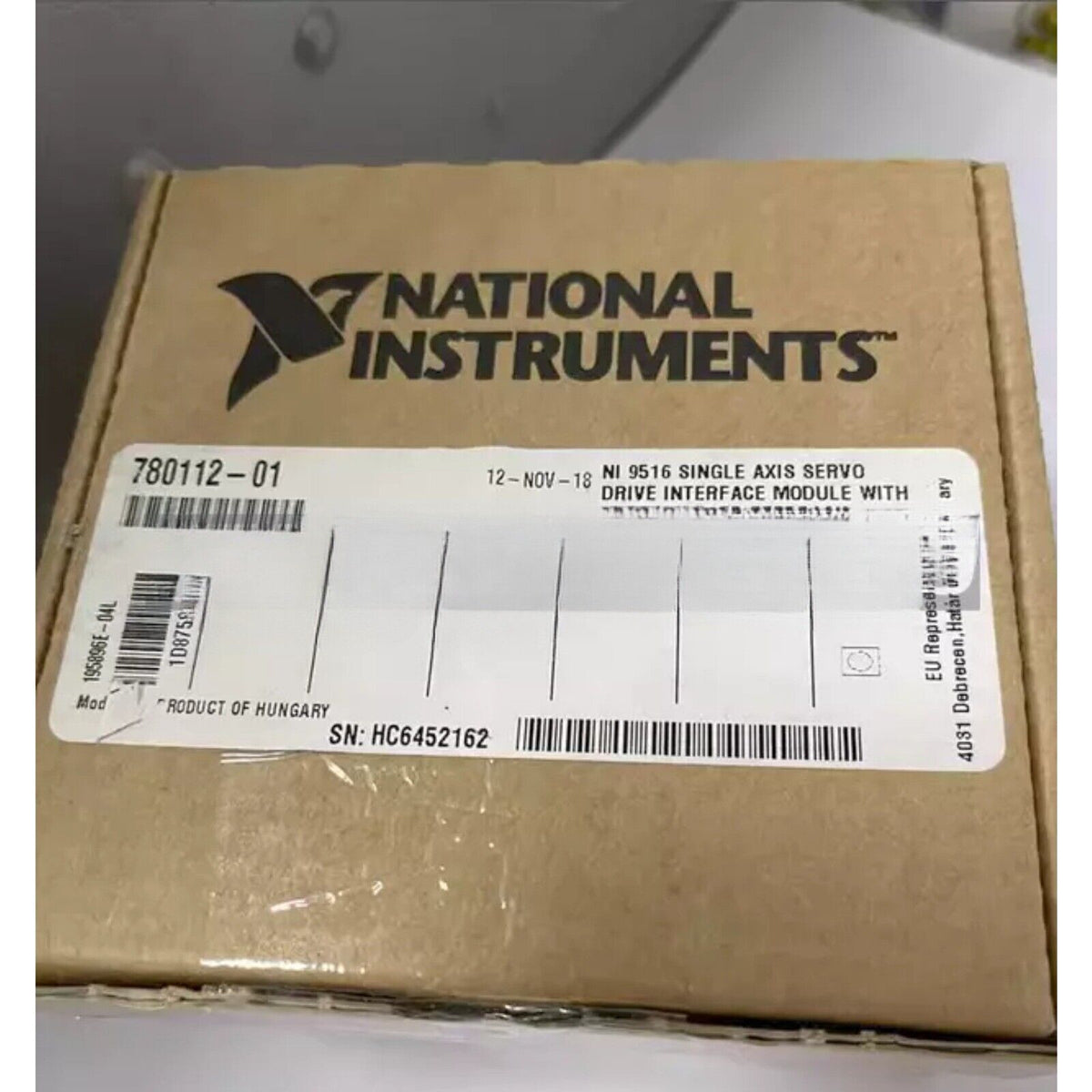 National Instruments NI 9516 servo drive interface module box, industrial automation parts.