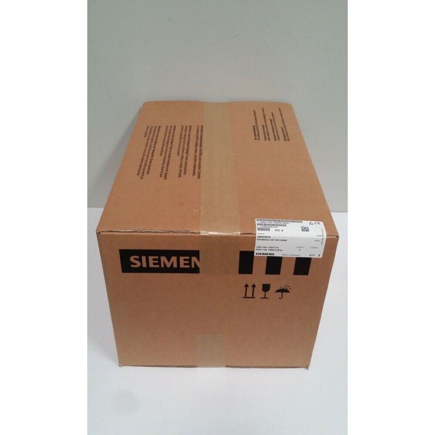 Siemens SIMODRIVE module box with product code 6SN1146-1BB00-0EA1, industrial automation parts.