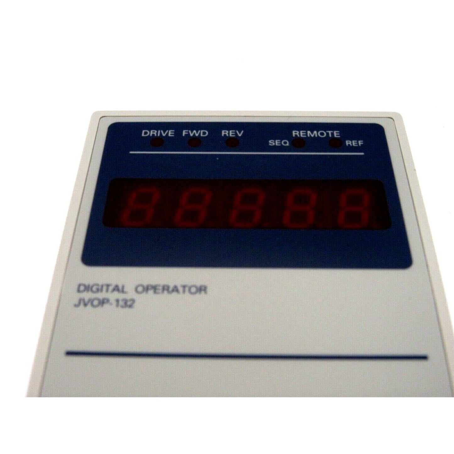 YASKAWA JVOP-132 Digital Operator HMI with red display, industrial automation part.
