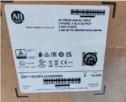 20F11NC5P0JA0NNNNN Factory Sealed Allen Bradley 20F11NC5P0JA0NNNNN NEW IN BOX