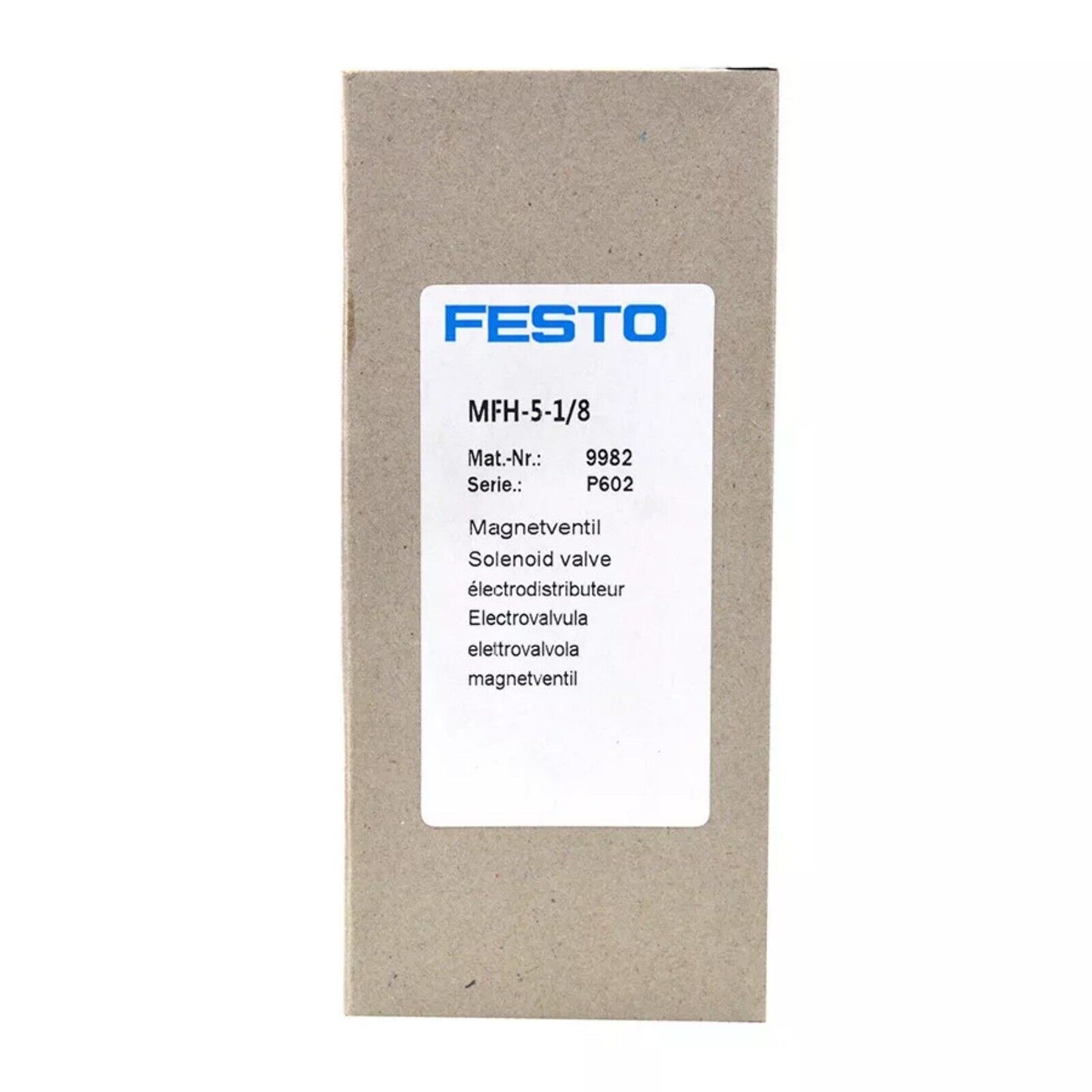 Valve | Festo | MFH-5-1/8 9982 Solenoid valve Width 26 mm