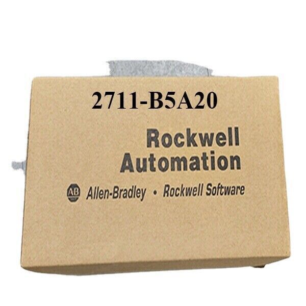 Allen-Bradley 2711-B5A20 PLC product packaging, Rockwell Automation, industrial automation part