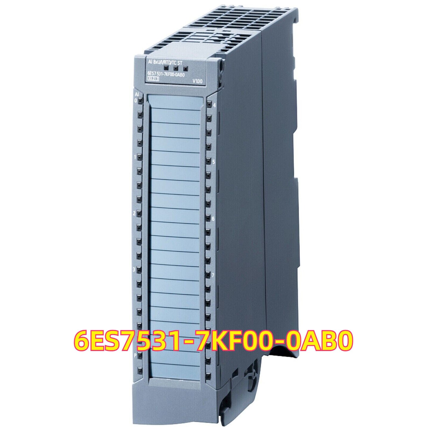 SIMATIC S7-1500 Analog Input Module 6ES7531-7KF00-0AB0, gray industrial automation part with text