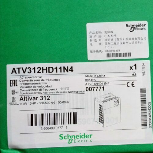 Schneider ATV312HD11N4 AC Speed Drive, 11kW, 380V, industrial automation part, new