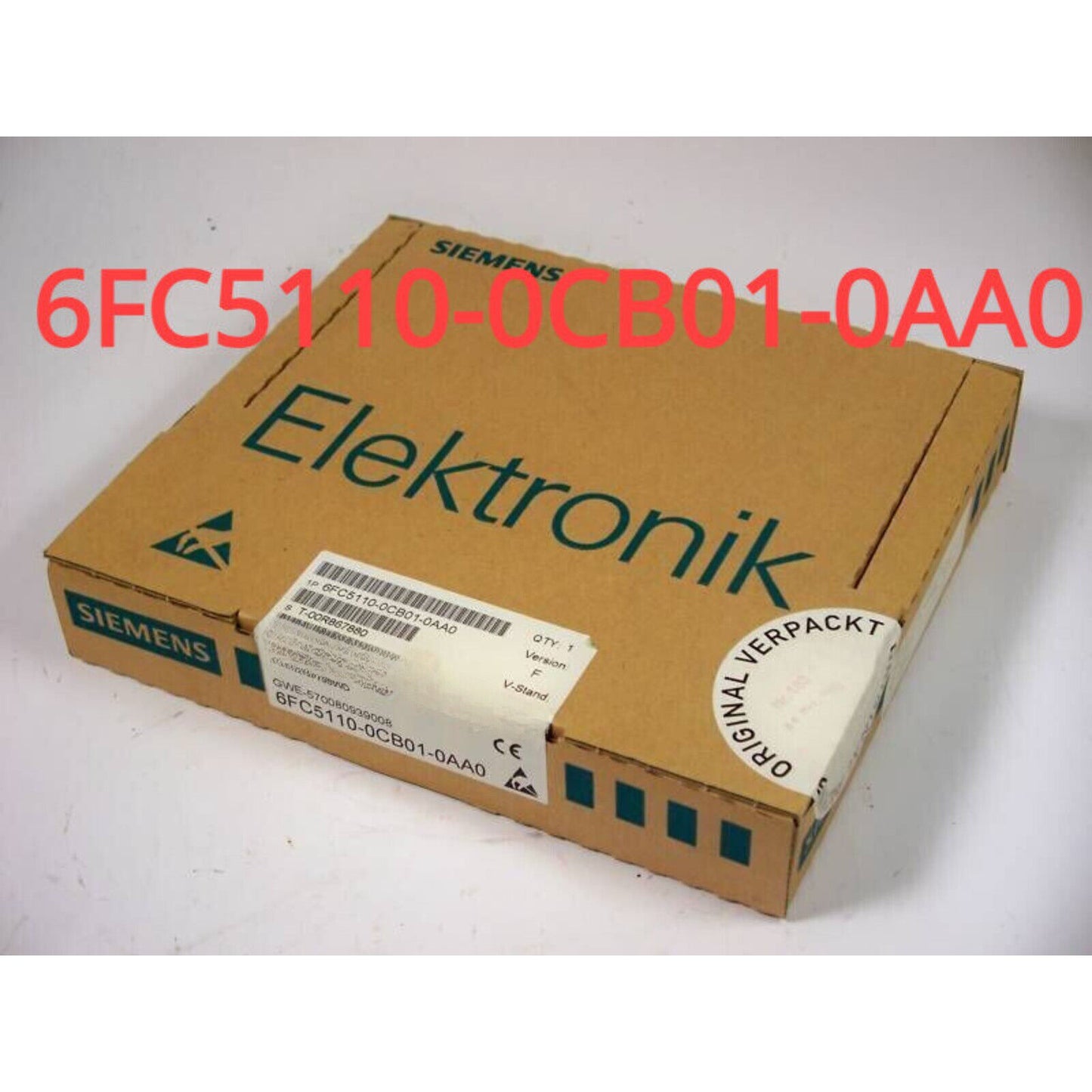 Siemens 6FC5110-0CB01-0AA0 CPU Module Box, Original Verpackt Seal, Elektronik