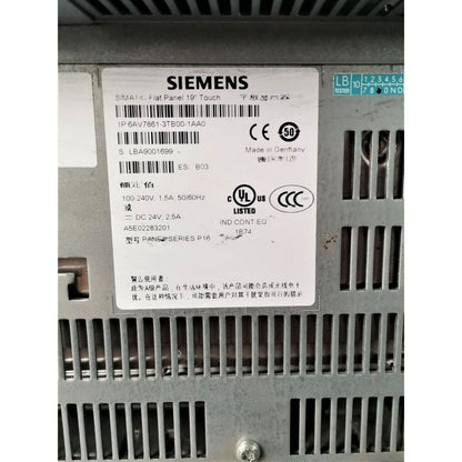 New Siemens 6AV7 861-3TB00-1AA0 6AV7861-3TB00-1AA0 SIMATIC Flat Panel 19T