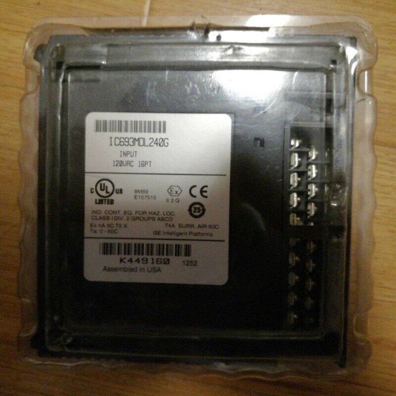FANUC IC693MDL240G PLC Input Module, 120VAC 16PT, in package.