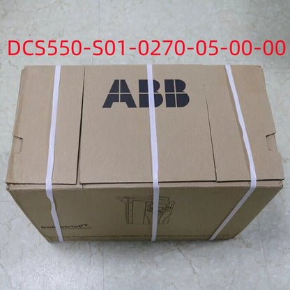 ABB DCS550-S01-0270-05-00-00 speed regulator product packaging. New industrial automation equipment, fast shipping.