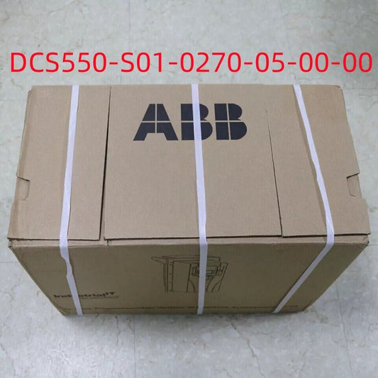 ABB DCS550-S01-0270-05-00-00 speed regulator product packaging. New industrial automation equipment, fast shipping.
