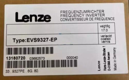 EVS9327-EP 1 brand new LENZE SERVO frequency converter EVS9327-EP