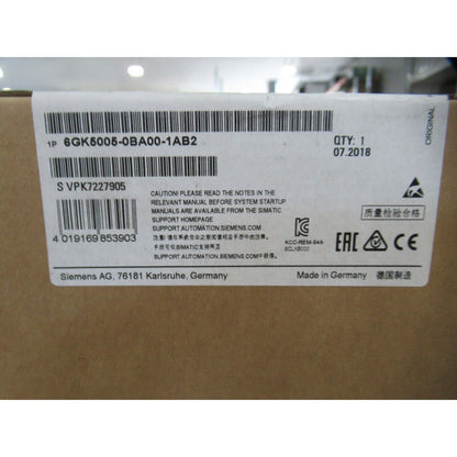 Siemens 6GK5005-0BA00-1AB2 Industrial Ethernet Switch box, Made in Germany