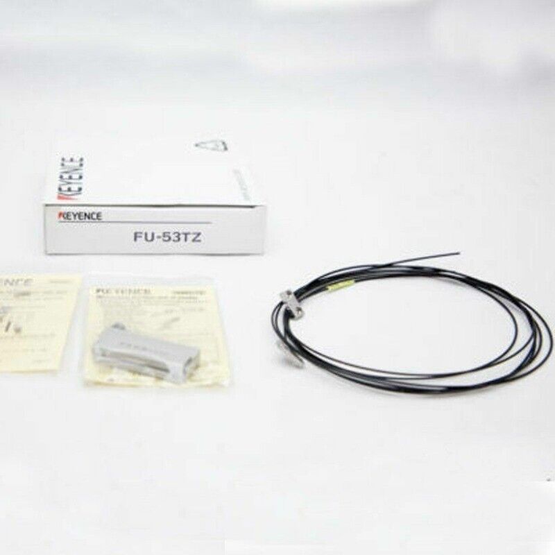 Keyence FU-53TZ Fiber Optic Sensor Kit, new in box, industrial automation part.