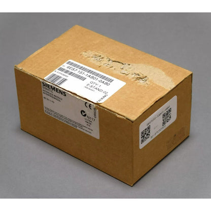 Siemens SIMATIC IM 151-1 FO DP Interface Module in a brown cardboard box.