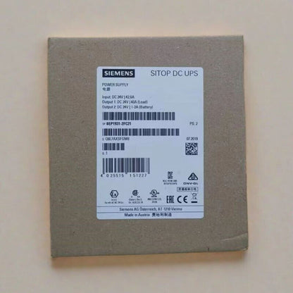 Siemens SITOP DC UPS Module 6EP1931-2FC21 Power Supply, Industrial Automation