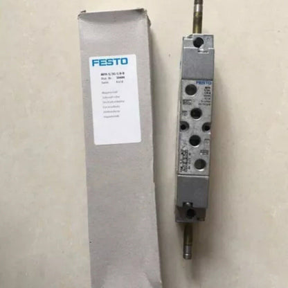 FESTO MFH-5/3G-1/8-B Solenoid Valve, silver metal industrial automation part