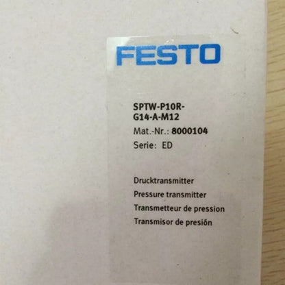 FESTO SPTW-P10R-G14-A-M12 Pressure transmitter. Industrial automation part.