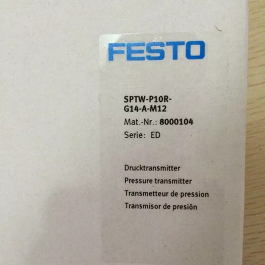 FESTO SPTW-P10R-G14-A-M12 Pressure transmitter. Industrial automation part.