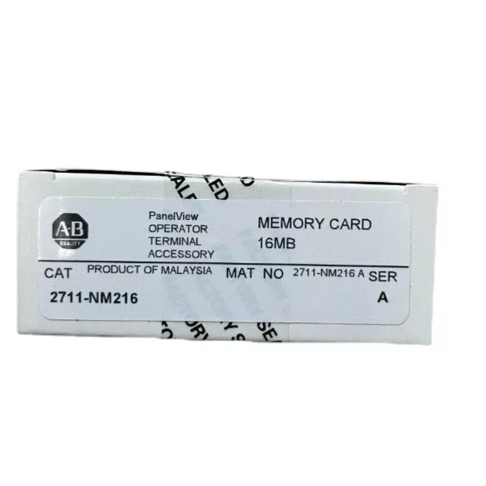 Allen-Bradley 2711-NM216 16MB Memory Card for PanelView Operator Terminal Accessory