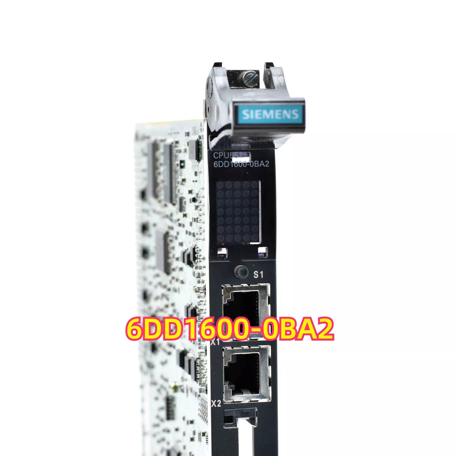 Siemens 6DD1600-0BA2 SIMATIC TDC CPU551 processor module, industrial automation part.