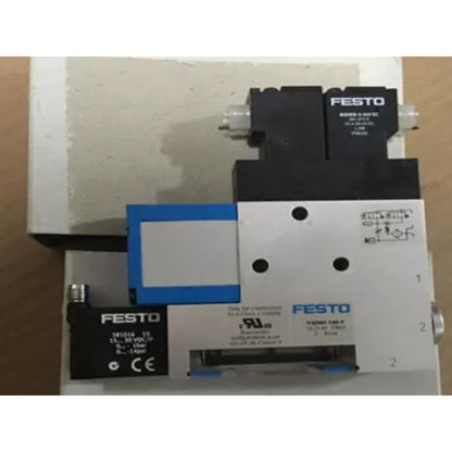 Festo VADMI-140 vacuum generator, industrial automation part with specifications and model number.