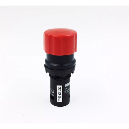 ABB CE3T-10R-02 Pushbutton Switch Red. Industrial automation component for PLC systems.