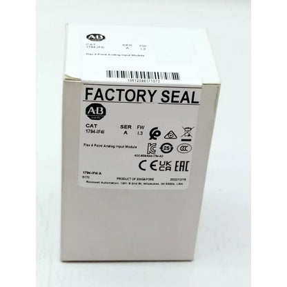 Allen-Bradley 1794-IF4I Flex 4 Point Analog Input Module, factory sealed box.
