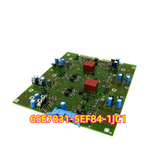 Siemens 6SE7031-5EF84-1JC1 Inverter Control Module, electronic components on a green circuit board