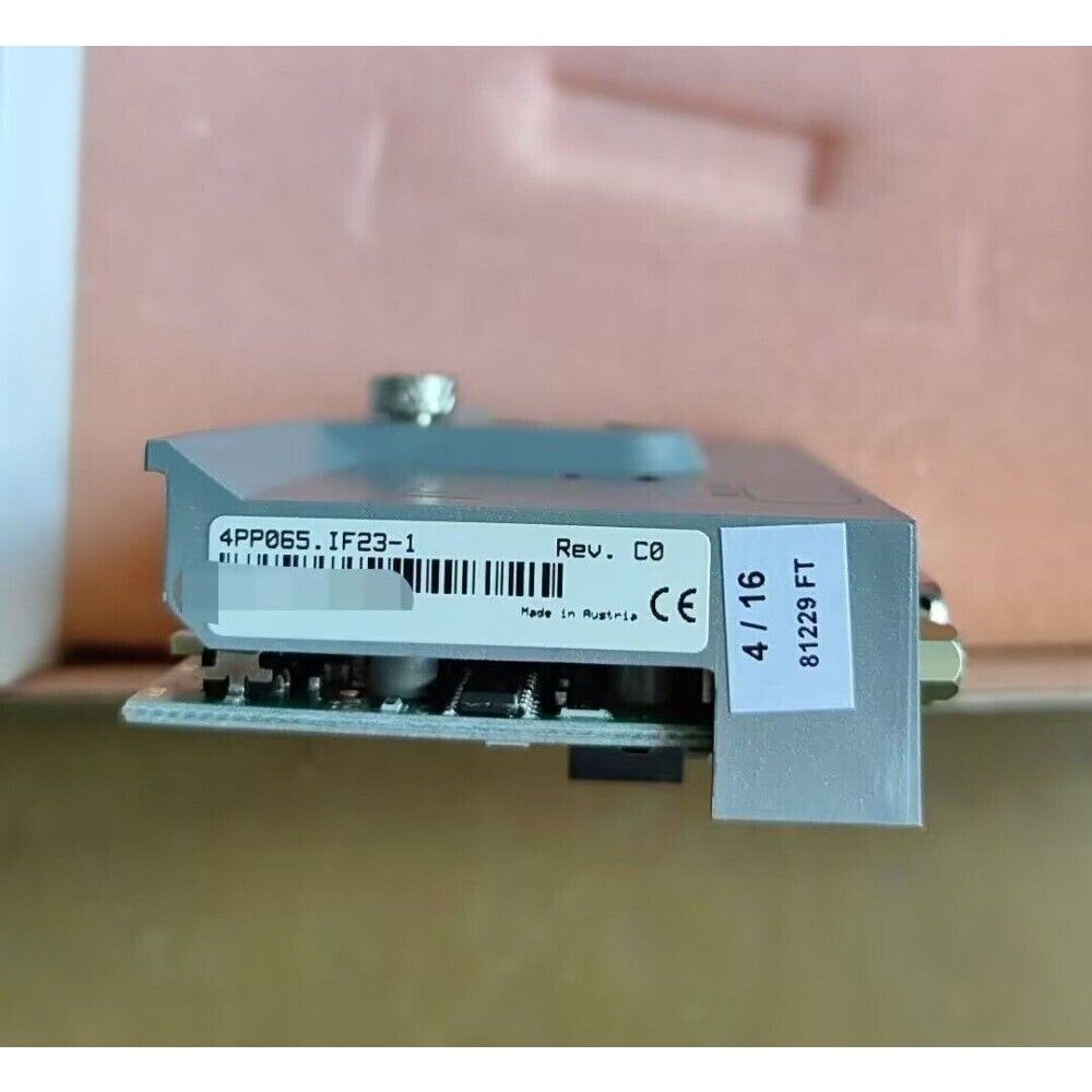 B&R 4PP065.IF23-1 Interface Module, new in open box. 81229 FT, 4/16, Rev. C0, Made in Austria, industrial automation part.