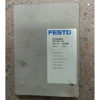FESTO CPV18-M1H-2X3-GLS-1/4 Solenoid Valve industrial automation component, 163189, E902