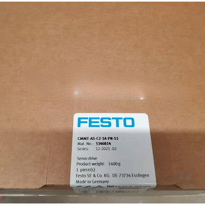 FESTO CMMT-AS-C2-3A-PN-S1 Servo Drive, Industrial Automation Part