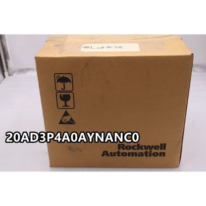 Allen-Bradley 20AD3P4A0AYNANC0 PowerFlex 70 AC Drive box, Rockwell Automation product.