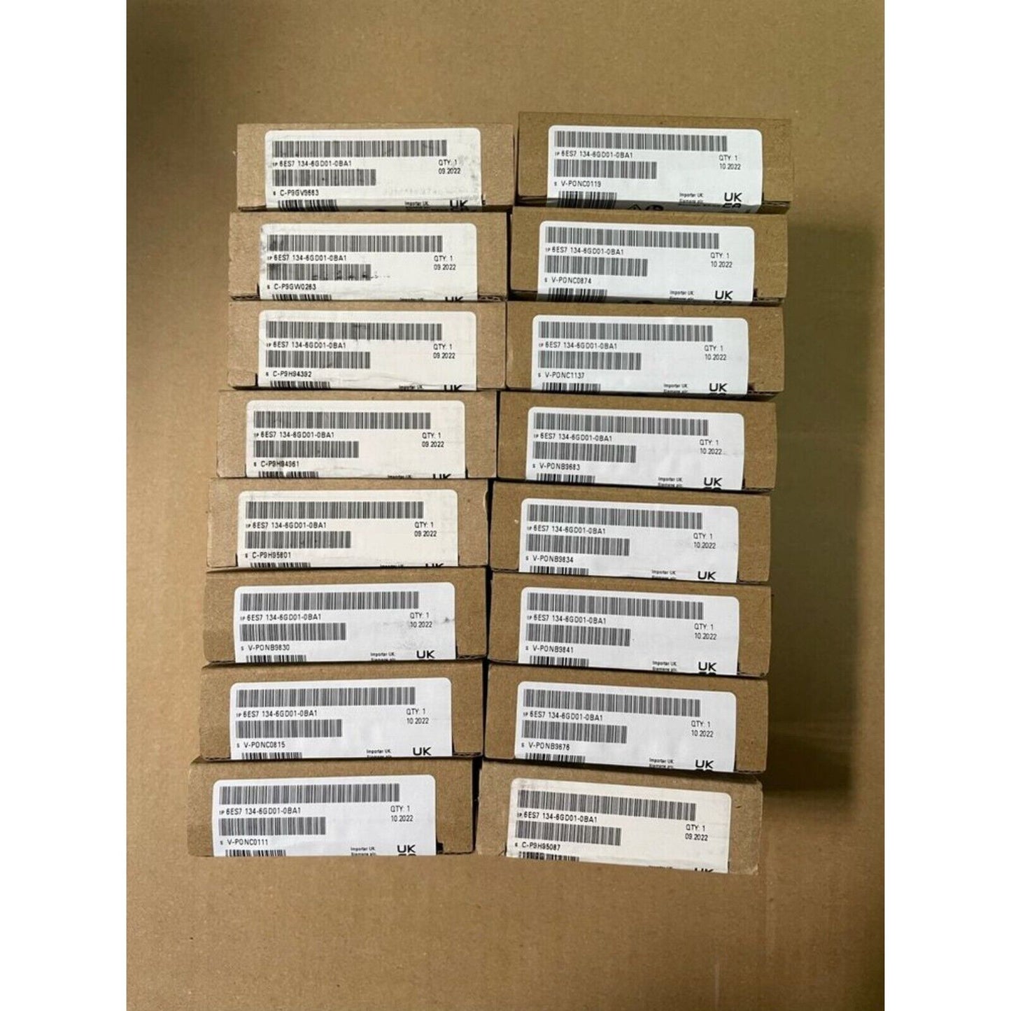 SIMATIC ET 200SP 6ES7134-6GD01-0BA1 Analog Input Modules, Boxed, Multiple Units Visible