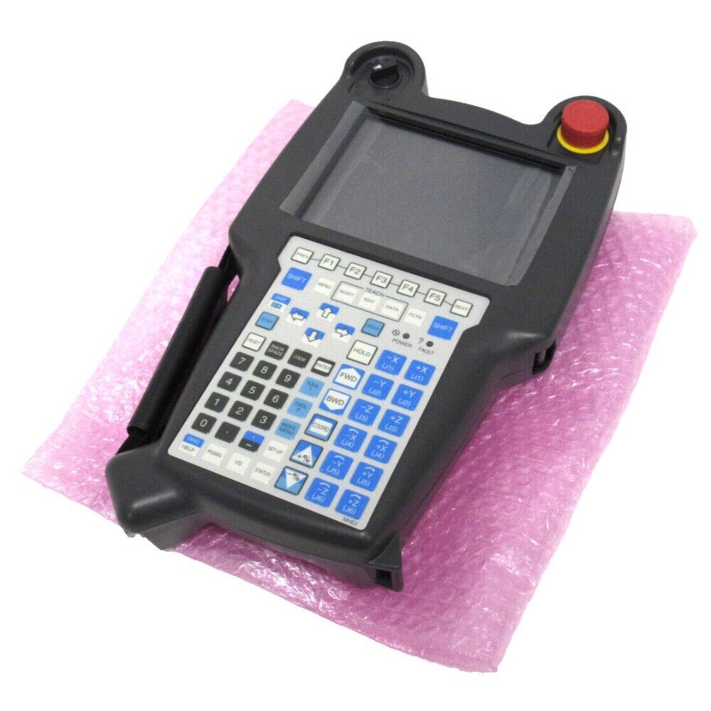 FANUC A05B-2518-C204#EMH Teach Pendant. Industrial automation equipment with screen, buttons, and joystick controls.