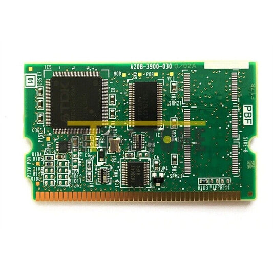 FANUC PCB A20B-3900-0300 circuit board, green and gold, for industrial automation.